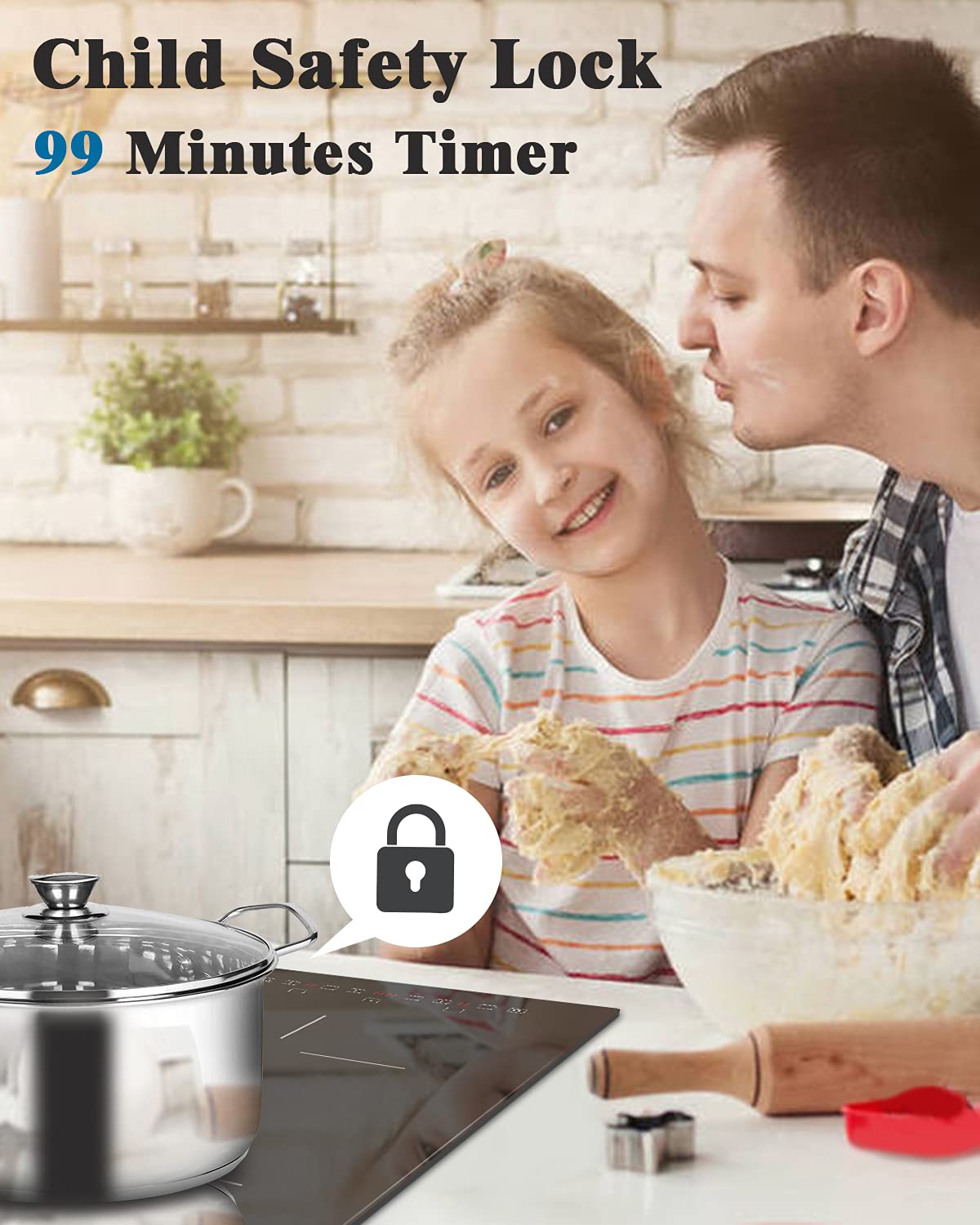 Индукционная варочная панель K – обзор и цена Timer Dual Outlet